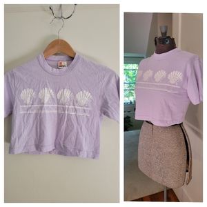 Vintage Crop Beach Tee 1984